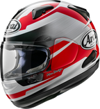 ARAI HELMETS, ARAI HELMETS Quantum-X Steel Helmet with VAS-MV Shield – Red, Medium