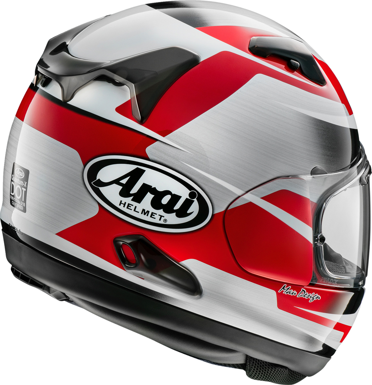 ARAI HELMETS Arai Helmets Quantum-X Steel Helmet - Red Large (Part Number 0101-18119)