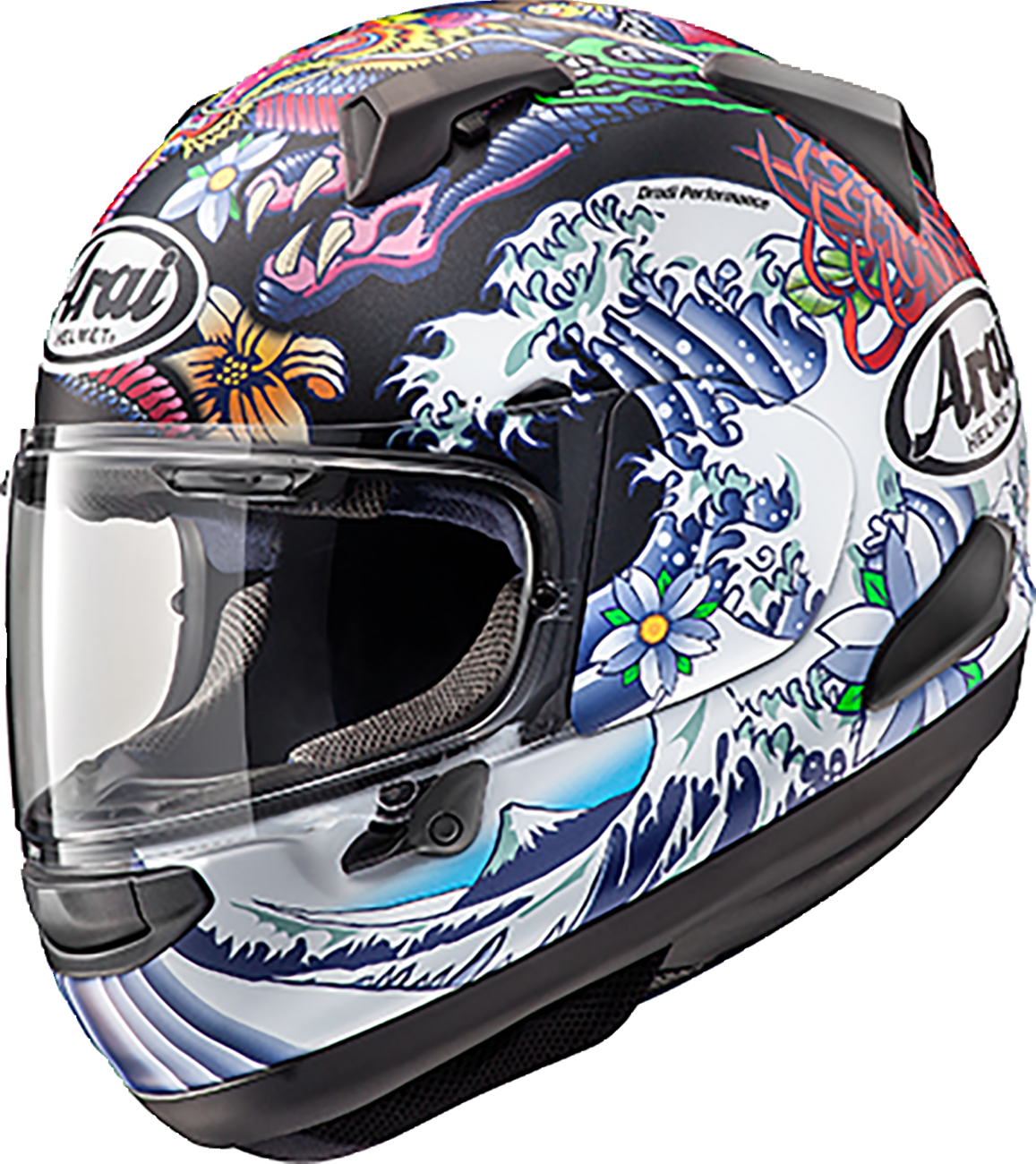ARAI HELMETS Arai Helmets Quantum-X Helmet - Oriental Black Frost Medium (Part No. 0101-17707)
