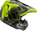 ARAI HELMETS, ARAI Helmets VX-Pro4 Fragment Yellow Helmet - Size XL with Advanced Safety Features