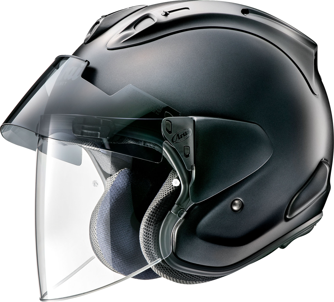 ARAI HELMETS, Arai Helmets Ram-X Small Helmet - Black Frost with VAS-Z Shield System