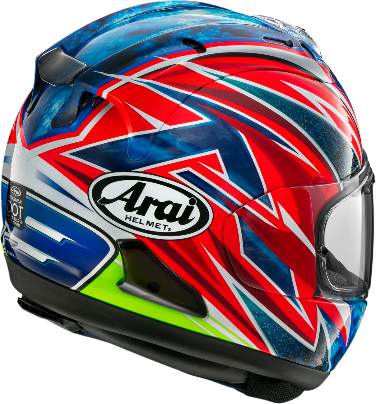 ARAI HELMETS, ARAI Helmets Corsair-X Helmet Ogura 2XL with VAS Shield Mechanism and Enhanced Safety Features