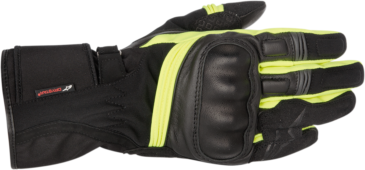 ALPINESTARS Valparaiso Drystar® Gloves - Black/Yellow - Small 3526014-155-S - Gloves