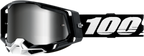 100% Racecraft 2 Goggles - Black - Silver Mirror 50010-00001