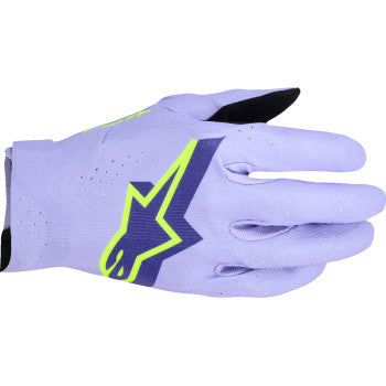 ALPINESTARS Supertech MX Gloves - Lavender/Violet/Fluo Yellow - 2XL 3560526-3151-2X