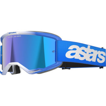 ALPINESTARS GOGGLES Vision 5 Goggle - Blaze - Blue - Blue Mirror 5102125-7271 - Goggles