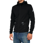 100% Viceroy Tech Zip Hoodie - Black - Large 20037-00002