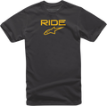 ALPINESTARS Ride 2.0 T-Shirt - Black/Yellow - Large 1038720001050L