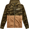 ALPINESTARS Camo Block Hoodie - Military/Sand - 2XL 12135105069232X