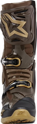 ALPINESTARS Limited Edition Squad '23 Tech 10 Boots - Brown/Gold - US 9 2010020-839-9