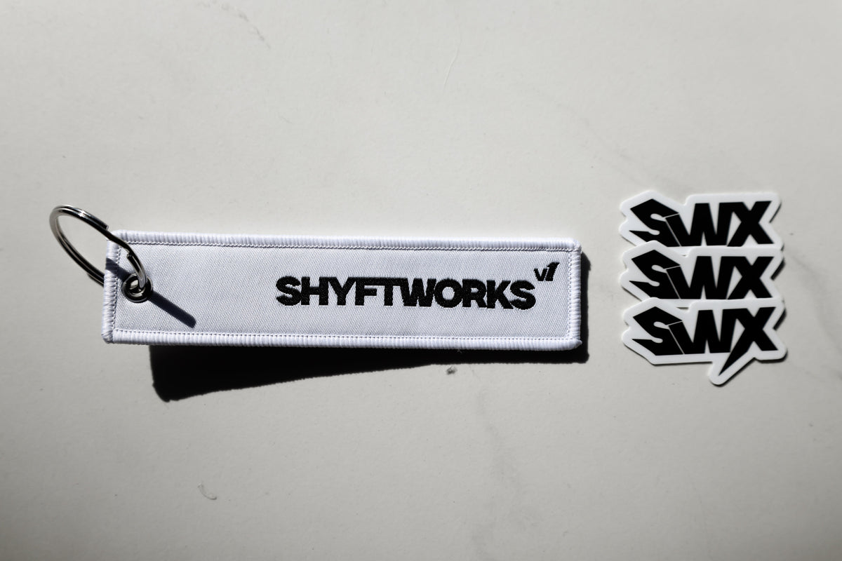 EXCLUSIVE White Keychain and Sticker pack