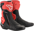 ALPINESTARS SMX+ Vented Boots - Black/Red - US 8 / EU 42 2221119-13-42