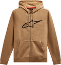 ALPINESTARS Ageless 2 Zip Hoodie - Sand/Black - Large 1038530522310L