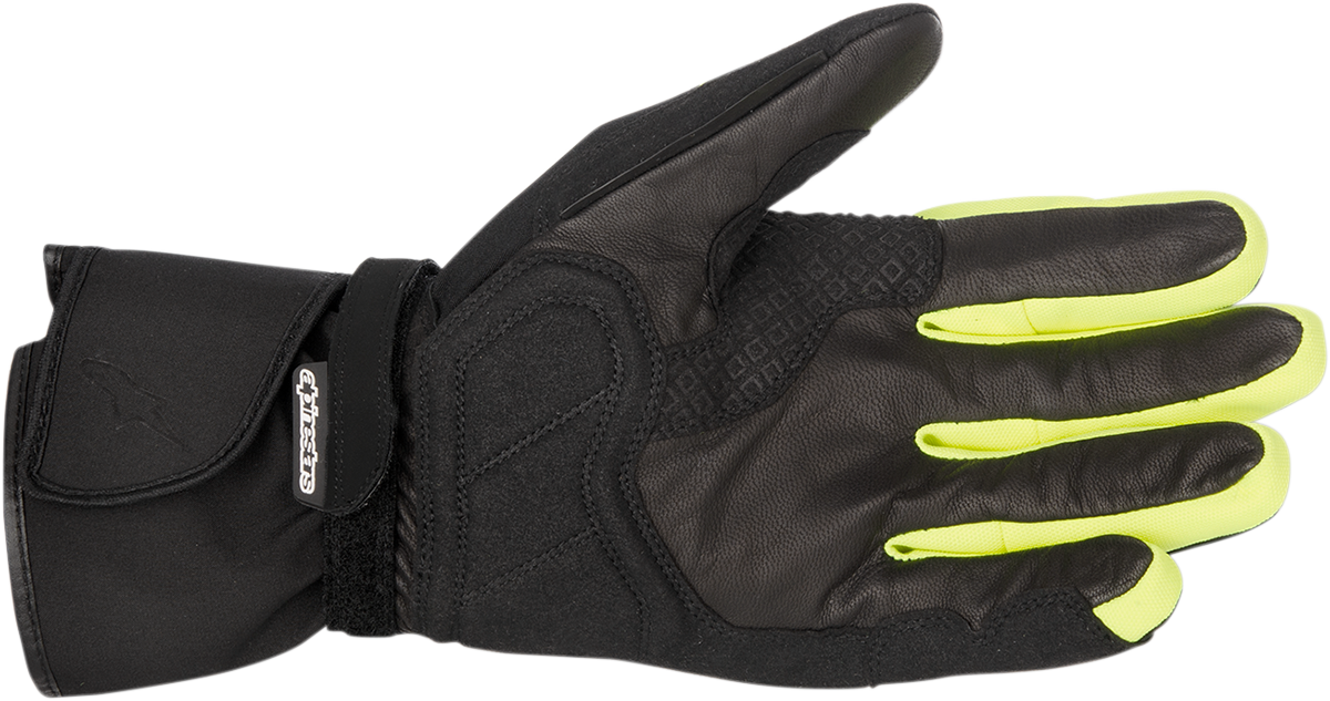 ALPINESTARS Valparaiso Drystar® Gloves - Black/Yellow - Small 3526014-155-S - Gloves