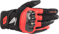 ALPINESTARS Honda SMX Z Drystar® Gloves - Black/Bright Red - Medium 3527321-1303-M - Gloves