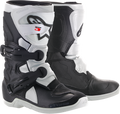 ALPINESTARS Youth Tech 3S Boots - Black/White - US 10 2014518-12-10