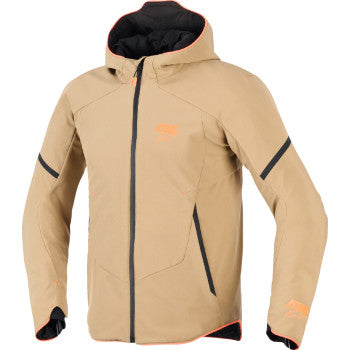 ALPINESTARS Jacket Wp Aeroshell Dk Khaki/Blk/Org Fl L 3200226-8038-L