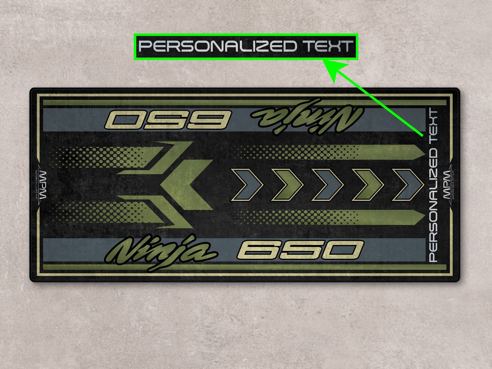 MPM Motorcycle Mat for Kawasaki Ninja 650 - MM7388