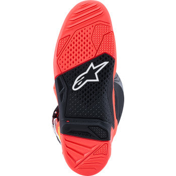 ALPINESTARS Tech 7 Boots - Black/Fluorescent Red/Fluorescent Pink - US 12 / EU 47 2012025-1576-12