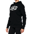 100% Women's Icon Hoodie - Black - Small 20031-00000