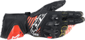 ALPINESTARS GP Tech V2 S Gloves - Black/White/Fluo Red - Medium 3556422-1231-M