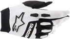 ALPINESTARS Full Bore Gloves - White/Black - XL 3563622-21-XL