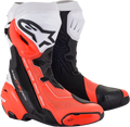 ALPINESTARS Supertech V Boots - Black/Fluo Red/White - US 9.5 / EU 44 2220121-124-44