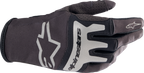 ALPINESTARS Techstar Gloves - Black/Brushed Silver - XL 3561023-1419-XL