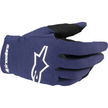ALPINESTARS Youth Radar MX Gloves - Night Navy/White - Large 3541824-7120-L - Gloves