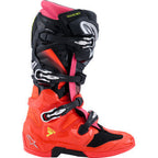 ALPINESTARS Tech 7 Boots - Black/Fluorescent Red/Fluorescent Pink - US 13 / EU 48 2012025-1576-13