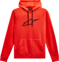 ALPINESTARS Ageless V2 Hoodie - Warm Red/Black - Large 1232510103107L