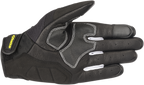 ALPINESTARS Crossland Gloves - Black/Fluo Yellow - Large 3566518-155-L