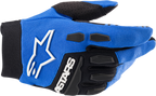 ALPINESTARS Youth Full Bore Gloves - Blue/Black - Medium 3543622-713-M