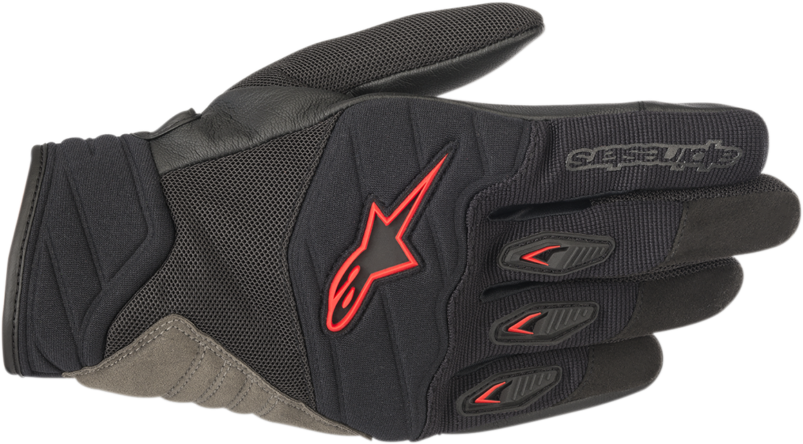ALPINESTARS Shore Gloves - Black/Red - 2XL 3566318-13-2X - Gloves
