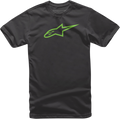 ALPINESTARS Ageless T-Shirt - Black/Green - 2XL 10327203010602X