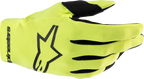 ALPINESTARS Radar Gloves - Fluo Yellow/Black - Large 3561824-551-L