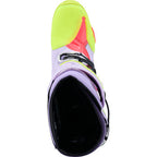 ALPINESTARS Tech 10 Supervented Boots - Purple/Fluorescent Yellow/Diva Pink - US 14 / EU 49.5 2010520-3150-14