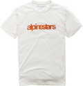 ALPINESTARS Heritage Word T-Shirt - Natural - 2XL 1210730062242X