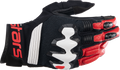 ALPINESTARS Halo Gloves - Black/White/Bright Red - XL 3504822-1304-XL - Gloves
