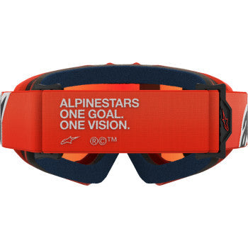 ALPINESTARS GOGGLES Youth Vision Goggle - Corp - Orange - Red Mirror 5140225-480 - Goggles