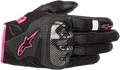 ALPINESTARS Women Stella SMX-1 Air V2 Gloves - Black/Fuchsia - Large 3590518-1039-L