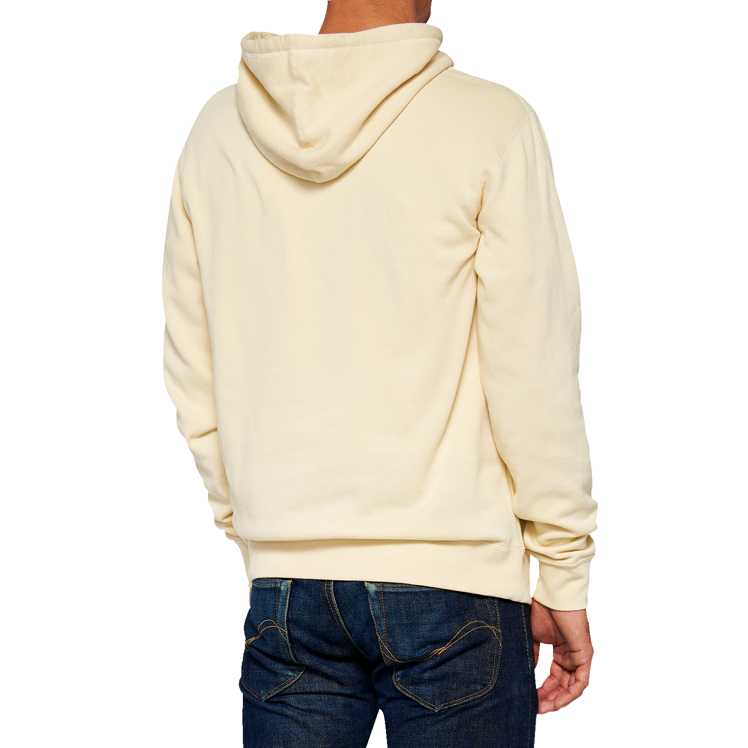 100% Icon Pullover Hoodie - Chalk - Small 20029-00005