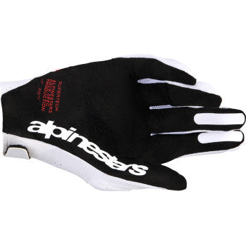 ALPINESTARS Supertech MX Gloves - White/Black/Fire Red - 4XL 3560526-2063-4X