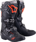 ALPINESTARS Tech 10 Boots - Black/Red Fluorescent - US 7 2010020-1030-7