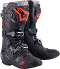 ALPINESTARS Tech 10 Boots - Black/Red Fluorescent - US 12 2010020-1030-12