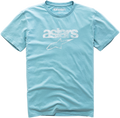 ALPINESTARS Heritage Blaze Premium T-Shirt - Faded Blue - 2XL 12107300290762X