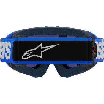ALPINESTARS GOGGLES Youth Vision Goggle - Blaze - Blue - Blue Mirror 5140425-7271 - Goggles