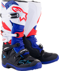 ALPINESTARS Tech 7 Boots - Black/Blue/Red/White - US 8 2012014-1732-8