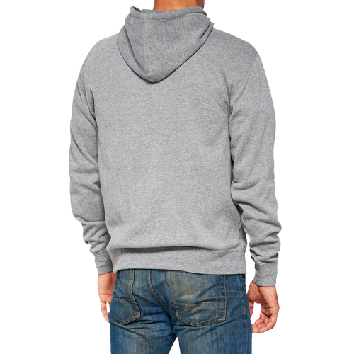 100% Icon Pullover Hoodie - Gray - Large 20029-00017