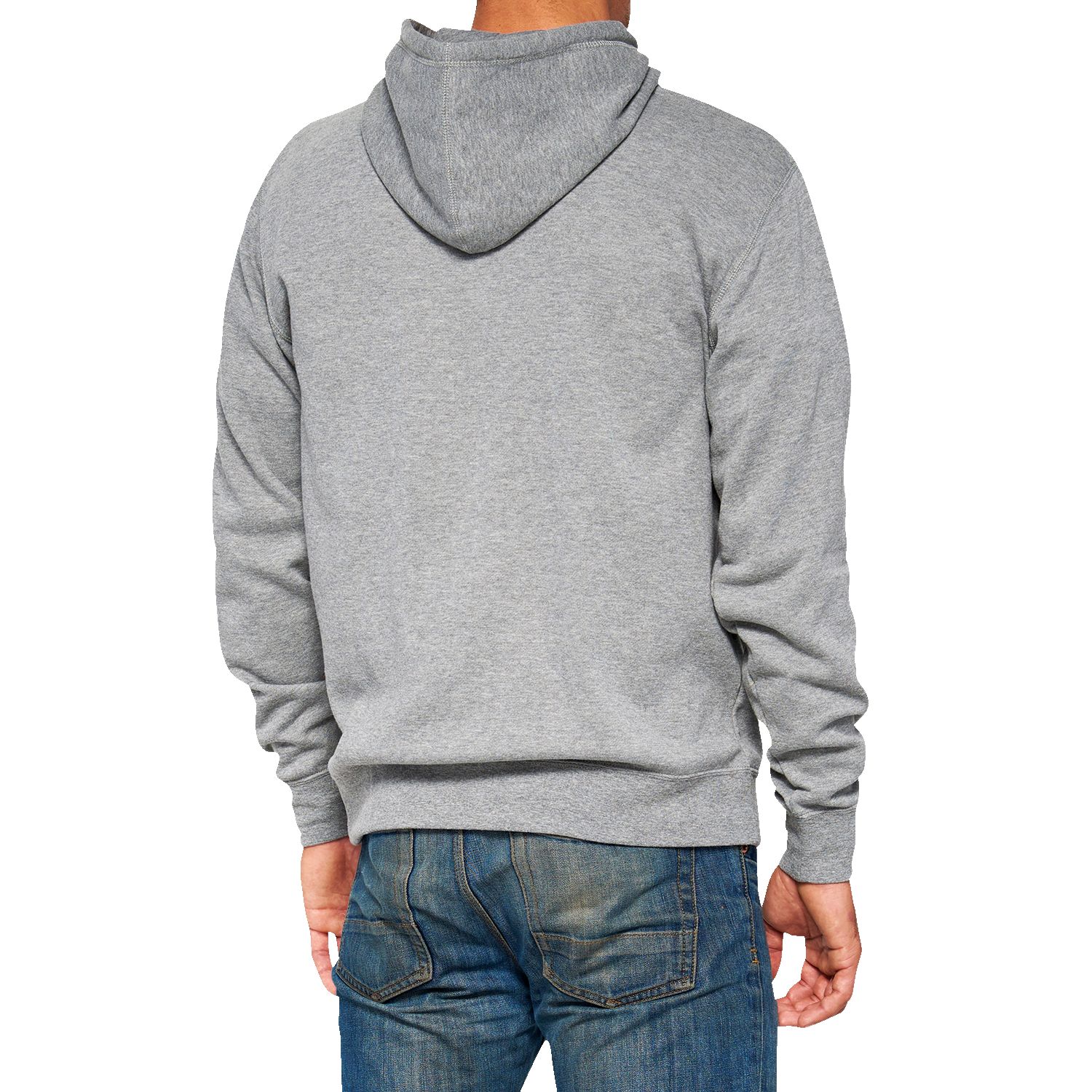 100% Icon Pullover Hoodie - Gray - XL 20029-00018